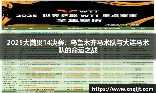 2025大满贯14决赛：乌鲁木齐马术队与大连马术队的命运之战